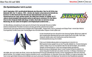 Online-Rezension zu Star Fox 64 3D